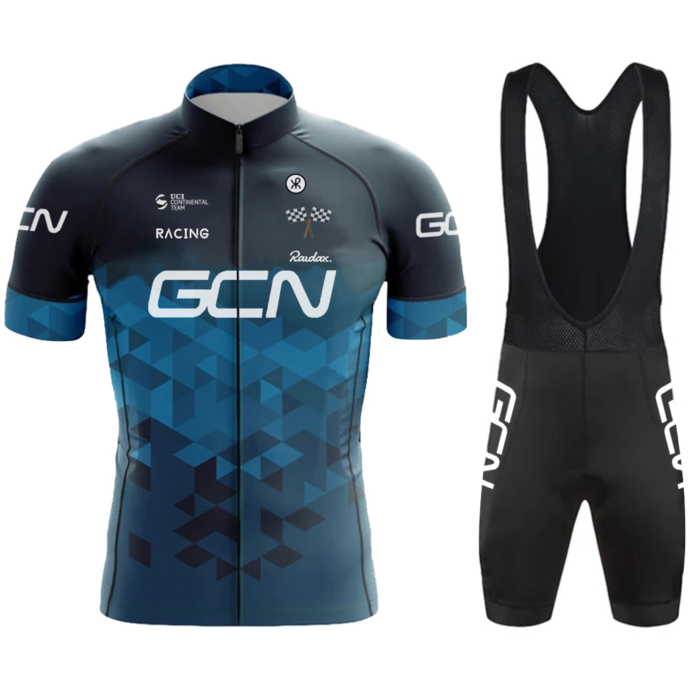 Cycling Commute Shorts - RAUDAXGCN setelan bersepeda lengan pendek, setelan
