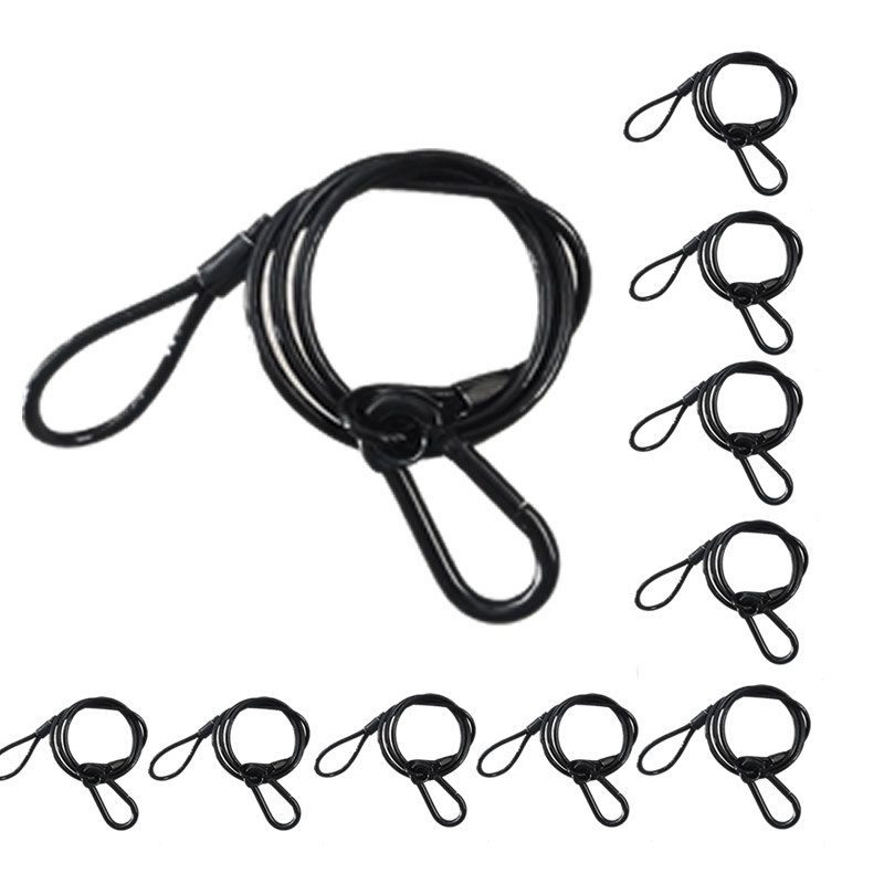 Cable Lock Flexible - 10 buah/lot kabel keamanan kabel 3mm