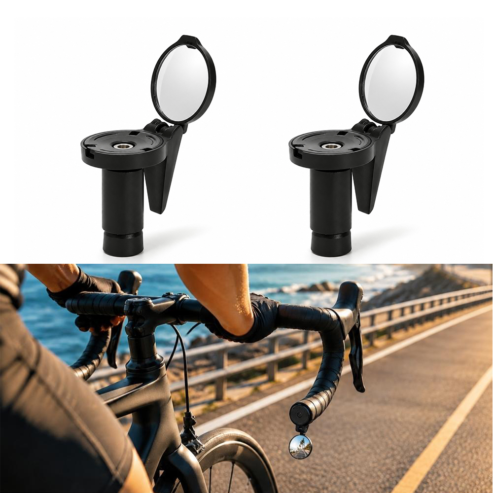 Mirror Handlebar Convex - Cermin Ujung Stang Sepeda Cermin Pandang