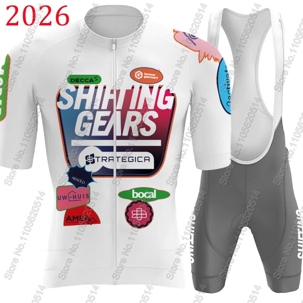 Cycling Commute Shorts - Shifting Gears Strategica 2026 Set Jersey