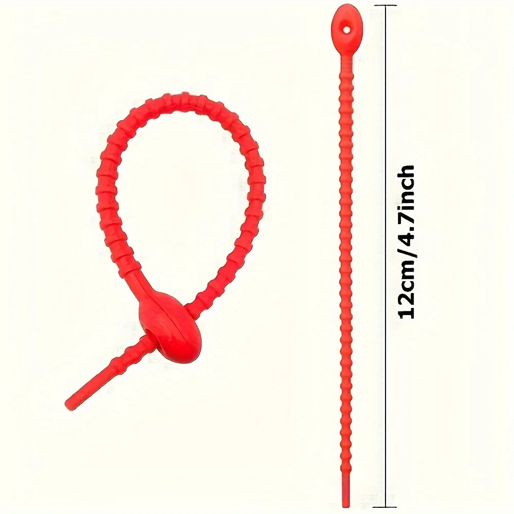 10 Buah Pengikat Kabel Silikon - Cable Lock Flexible ulasan dan harga
