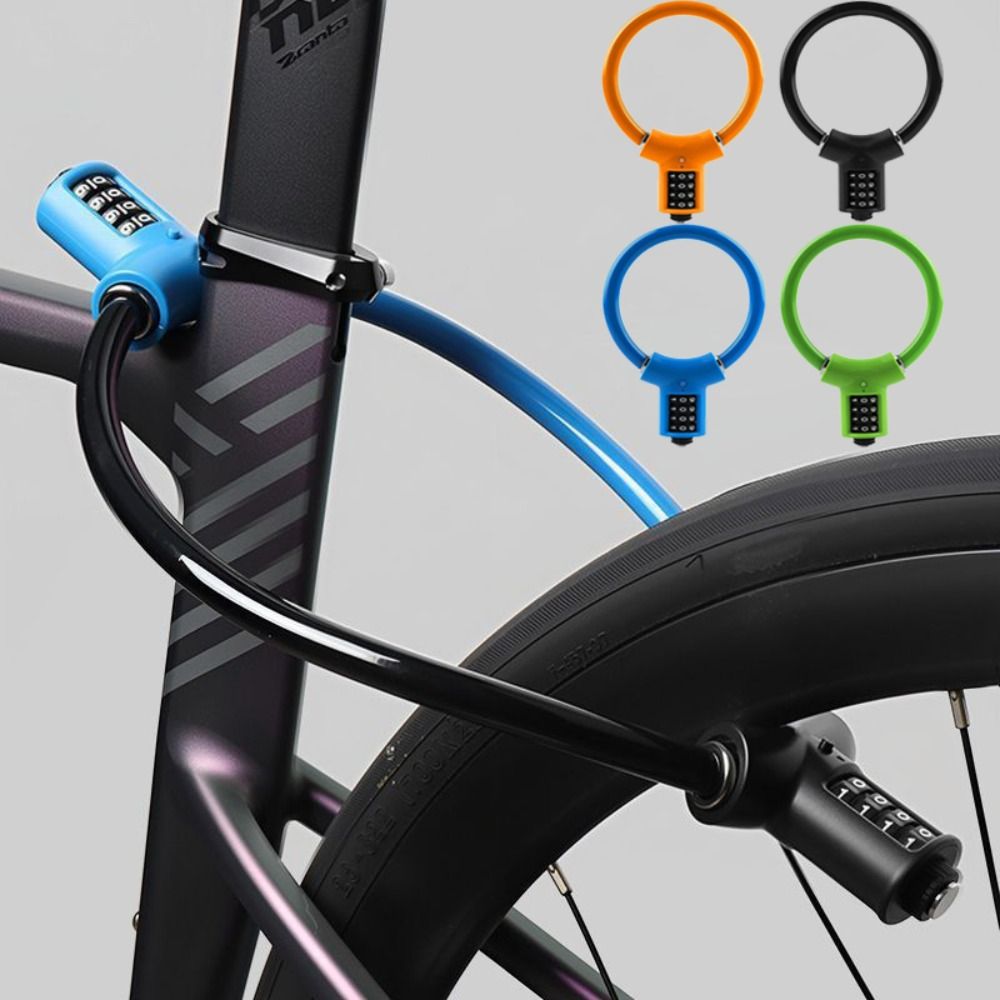 Kunci Kabel Sepeda Kombinasi 4 - Cable Lock Flexible ulasan dan harga