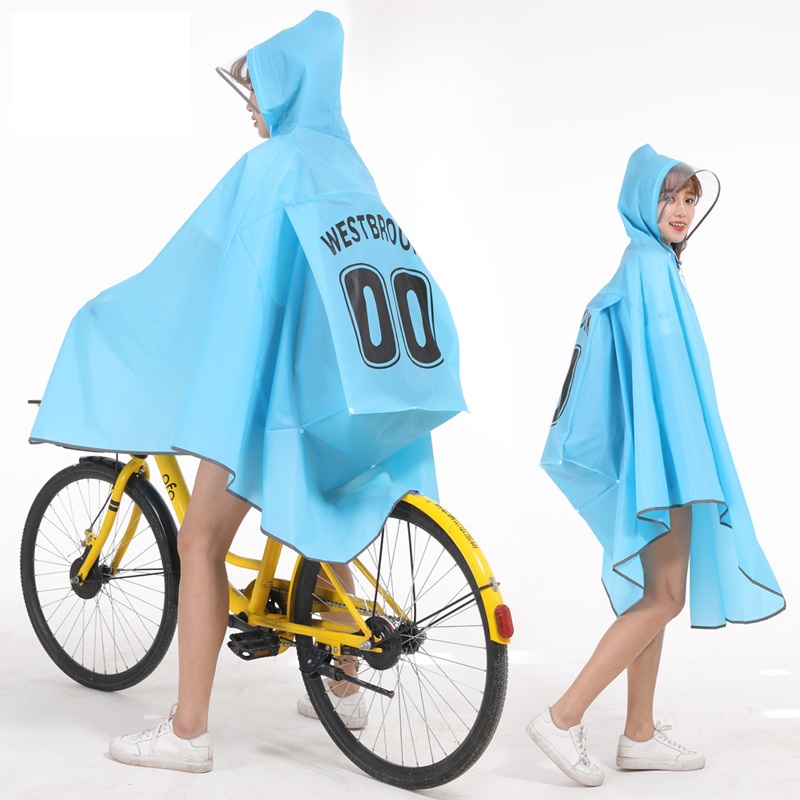 Jas Hujan Bersepeda Dewasa Uni - Cycling Commute In Rain ulasan dan harga