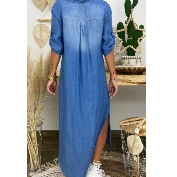 Gaun Denim Wanita Model Longga - Cycling Commute Outfit ulasan dan harga