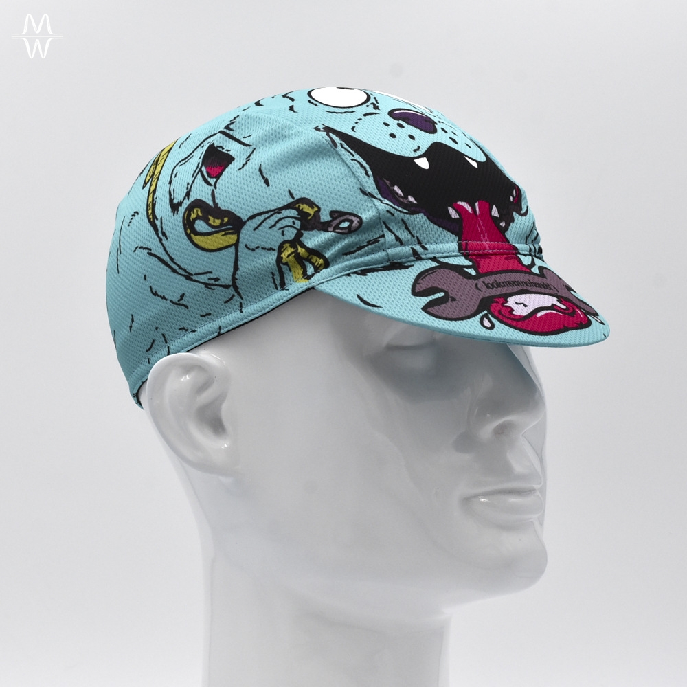 Topi Tengkorak Bersepeda Motif - Cycling In City ulasan dan harga