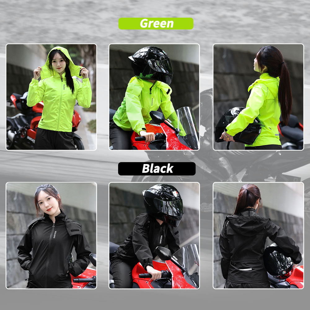 WOSAWE jas hujan bertudung wan - Cycling Commuter Jacket ulasan dan harga