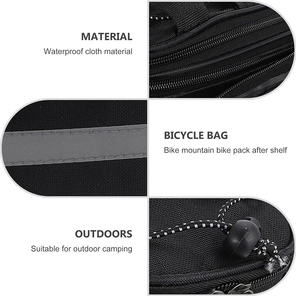 1 Buah Tas Bagasi Sepeda Rak B - Cycling Commute In Rain ulasan dan harga