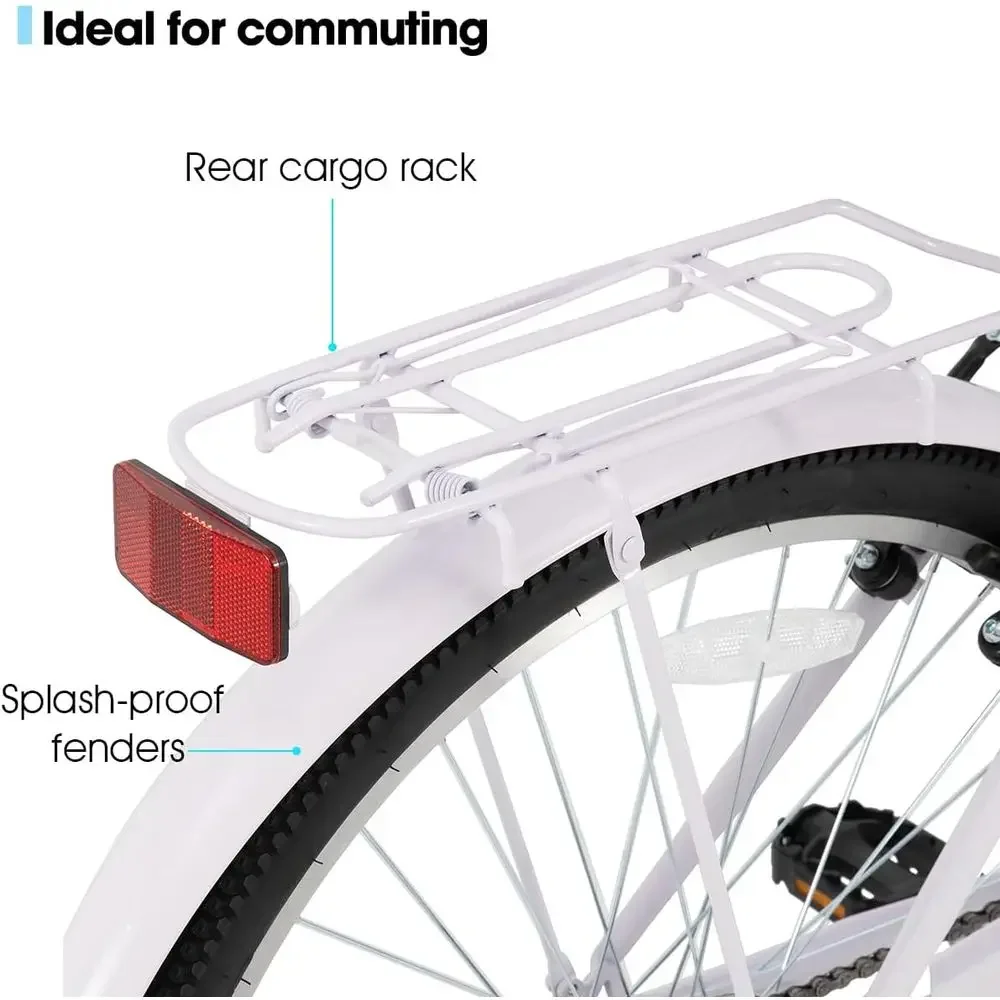 Sepeda Cruiser 7-Kecepatan den - Cycling In City ulasan dan harga