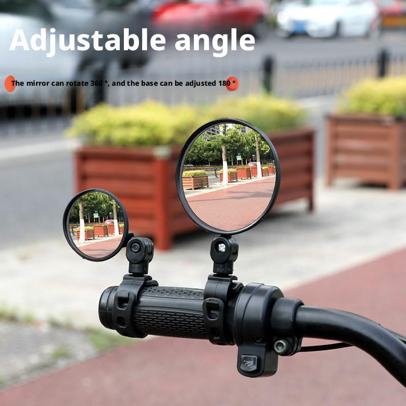 1PC/2PCS Cermin Spion Mobil Li - Mirror Handlebar Convex ulasan dan harga