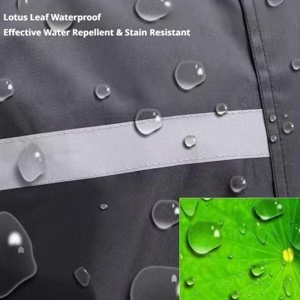 Jas Hujan Berkerudung Anti Air - Cycling Commute In Rain ulasan dan harga
