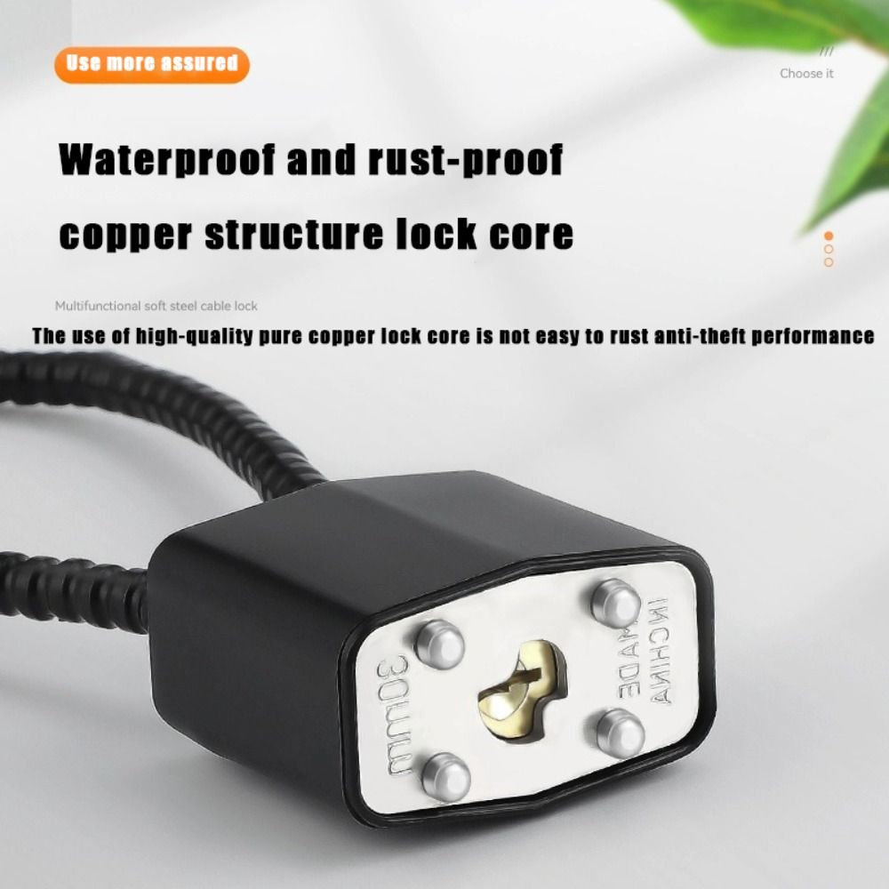 Kunci Kabel Multifungsi Tahan  - Cable Lock Flexible ulasan dan harga