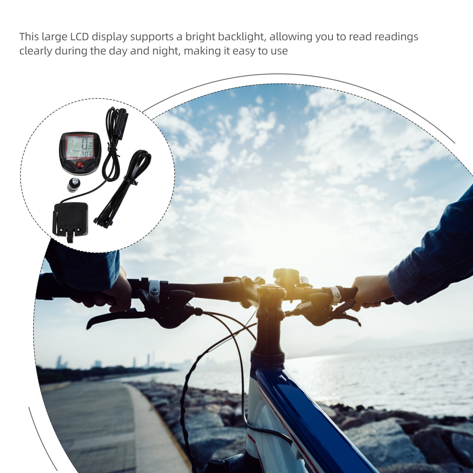 1 Set Speedometer Sepeda Profe - Cycling Commute Training ulasan dan harga
